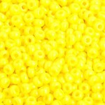 Plastic Seedbeads Yellow