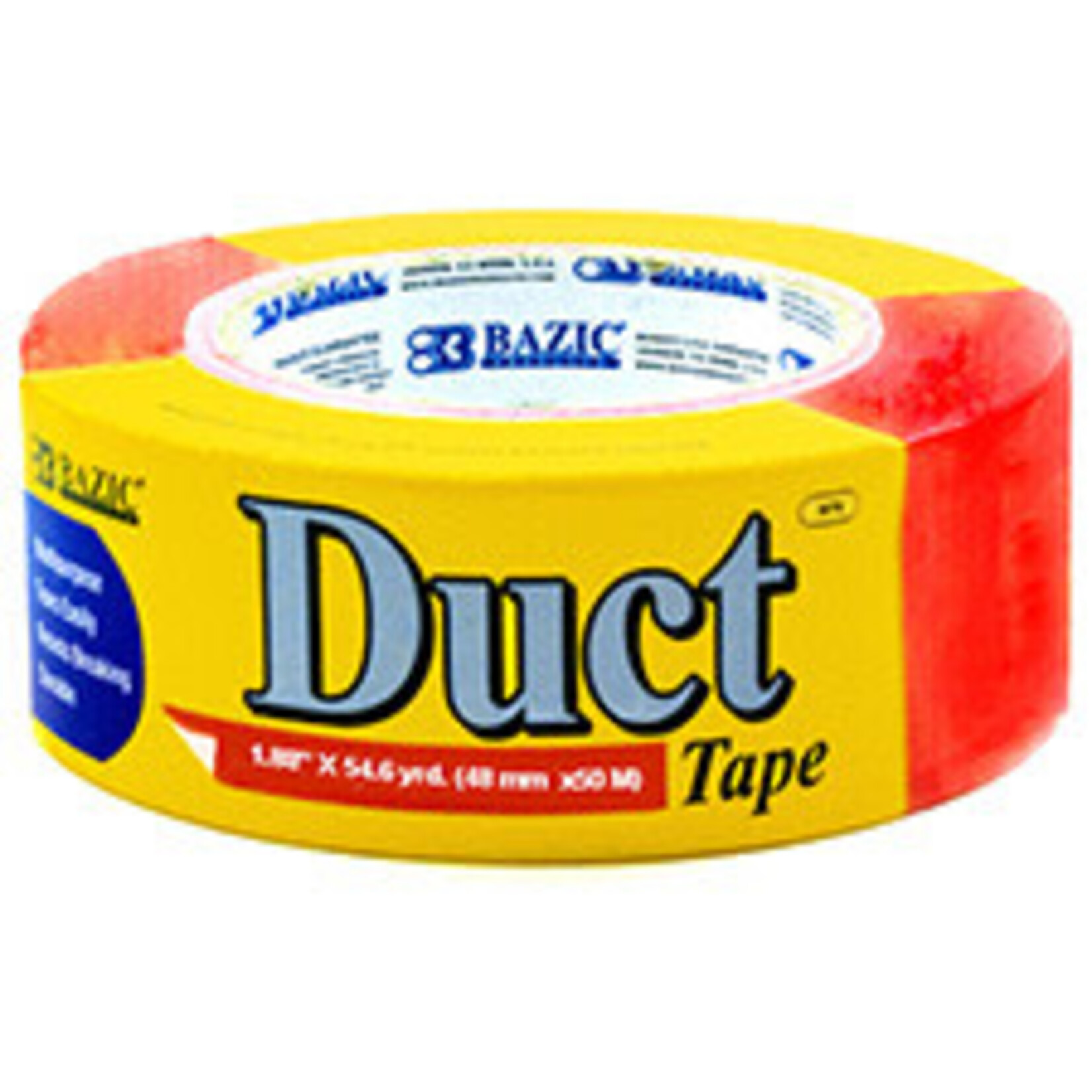 Bazic 1.88" x 60 yards Red Duct Tape
