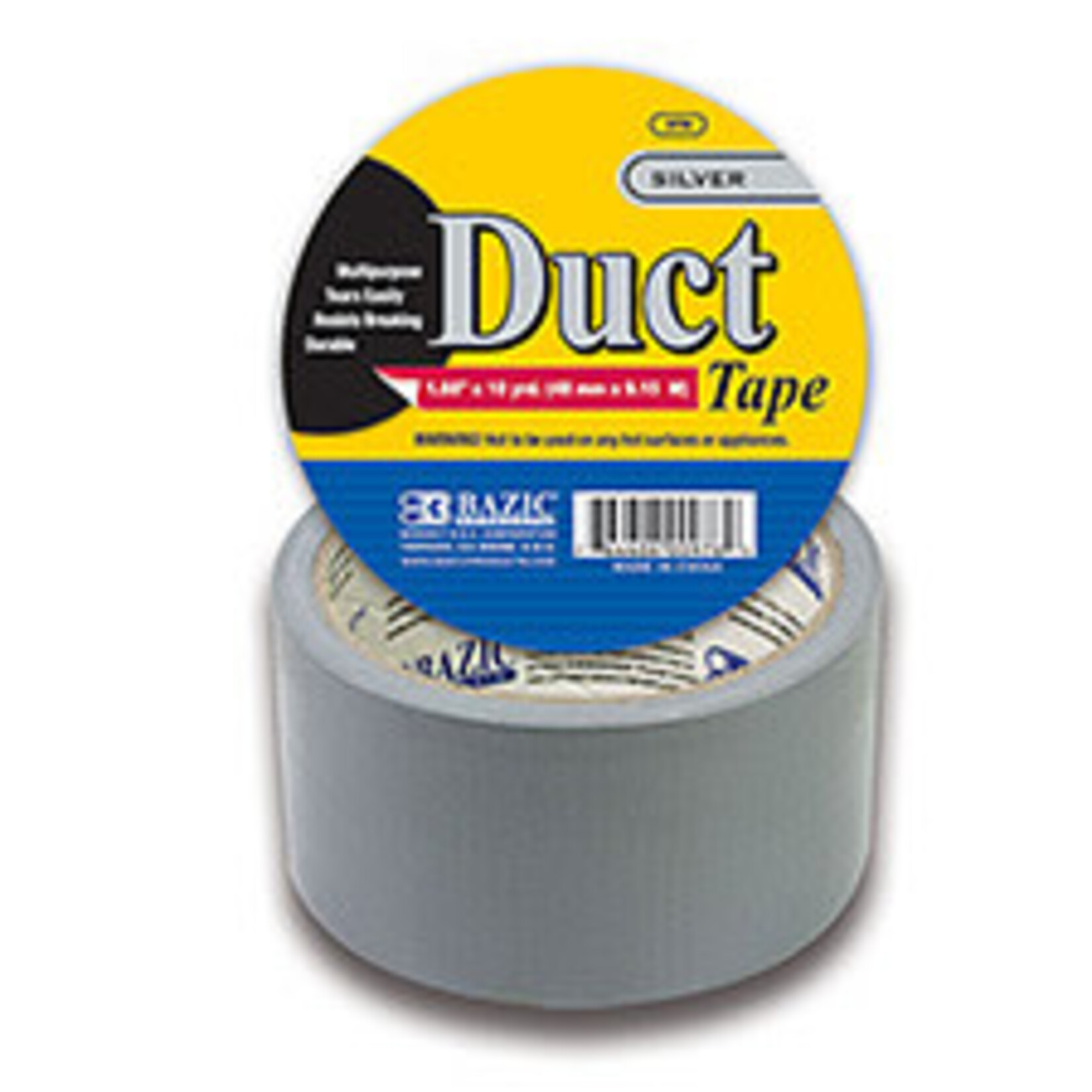 Bazic Bazic 1.88" x 10 Yards  Silver Duct Tape