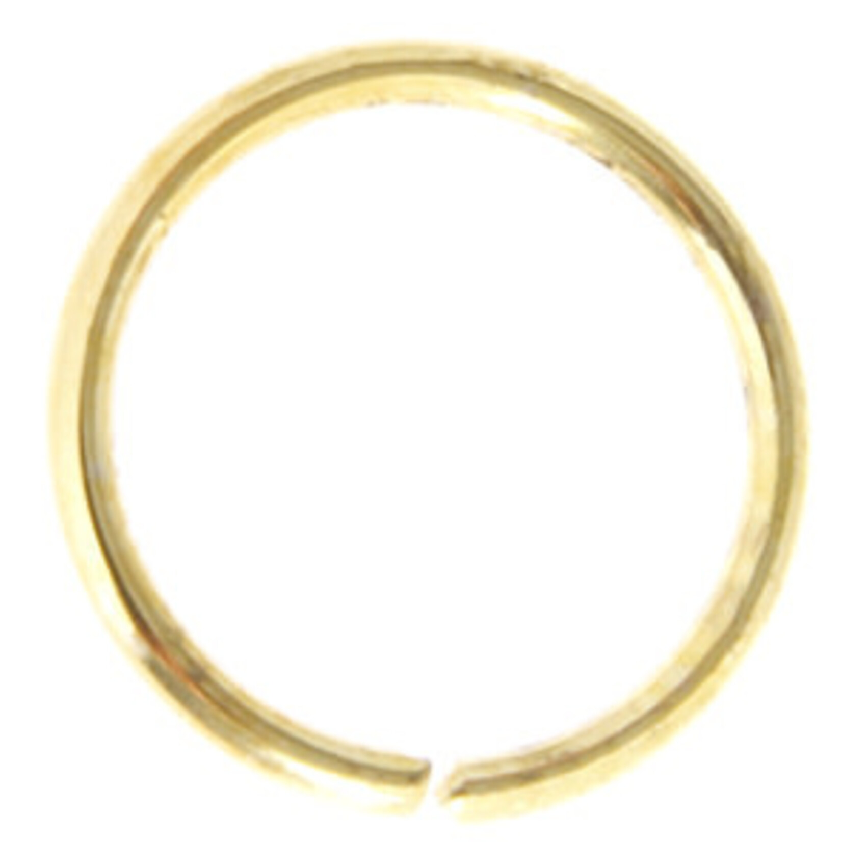 Jump Ring 13ga Gold 16mmID 19mmOD Round approx 100 pcs/pkg