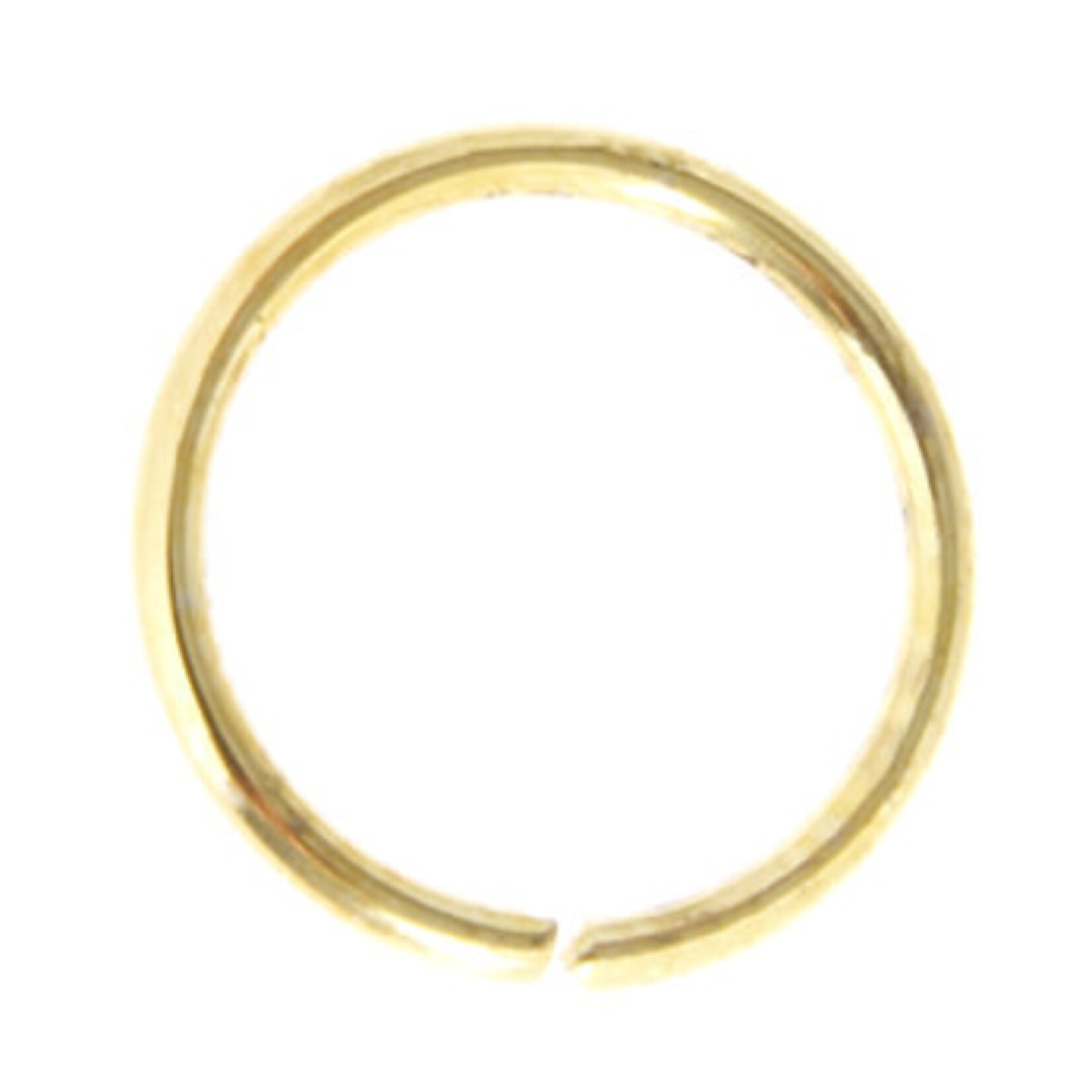 Jump Ring 13ga Gold 16mmID 19mmOD Round approx 100 pcs/pkg