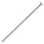 Head Pins (500 pcs) Gunmetal 1 Inch 20ga (.032)