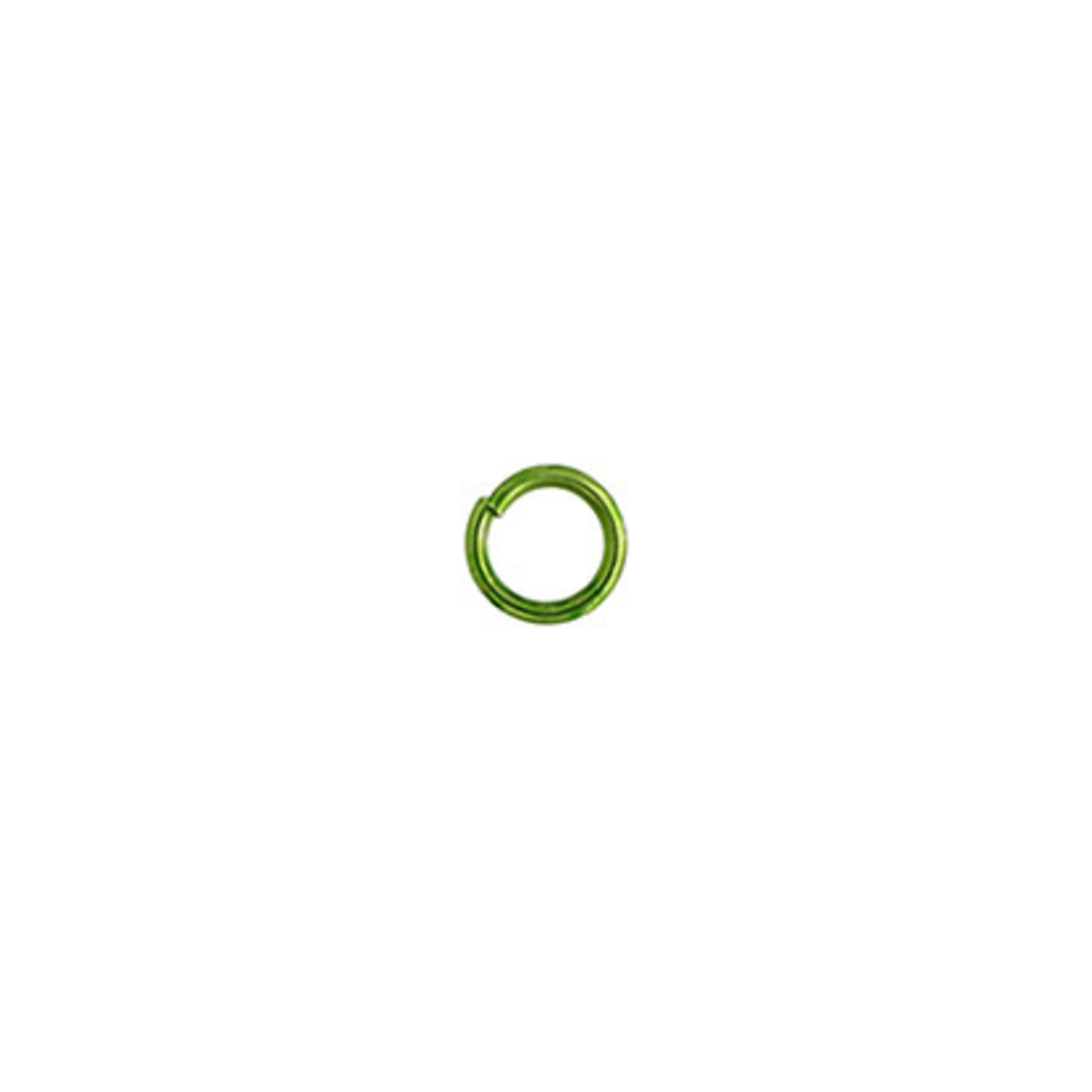 NEO Jump Ring - 4.5mm LimeGreen 21ga (24 pieces)