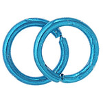 NEO Jump rings - 4.5mm Turquoise 21ga (24 pieces)