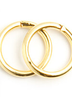 Jump Rings 9mm 16ga - Gold (500 Pieces)