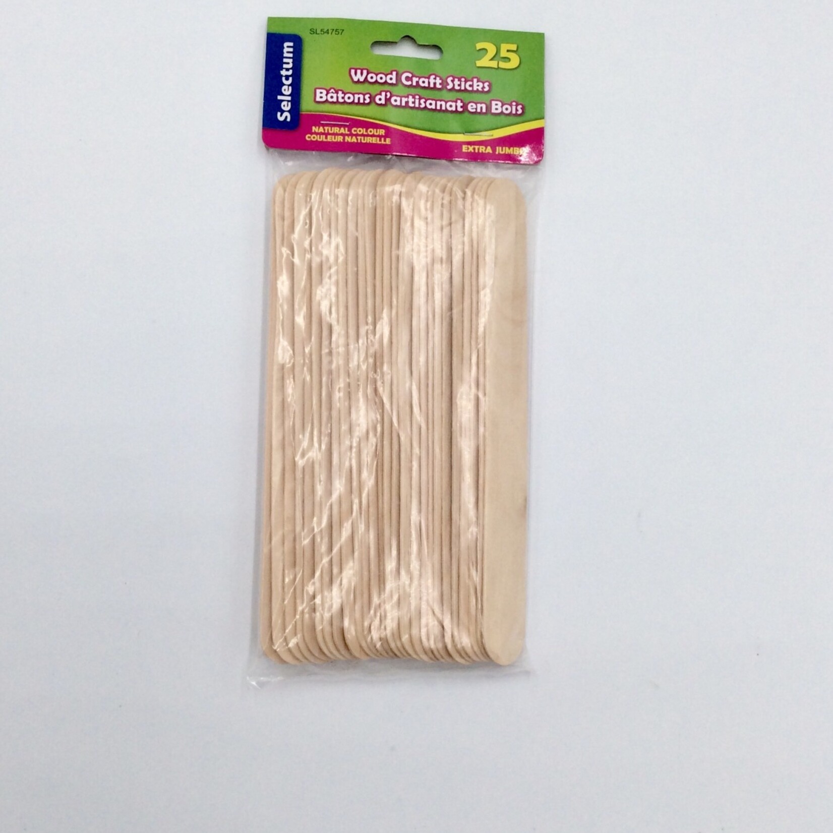 Extra Jumbo Natural Popsicle Sticks 25pk.