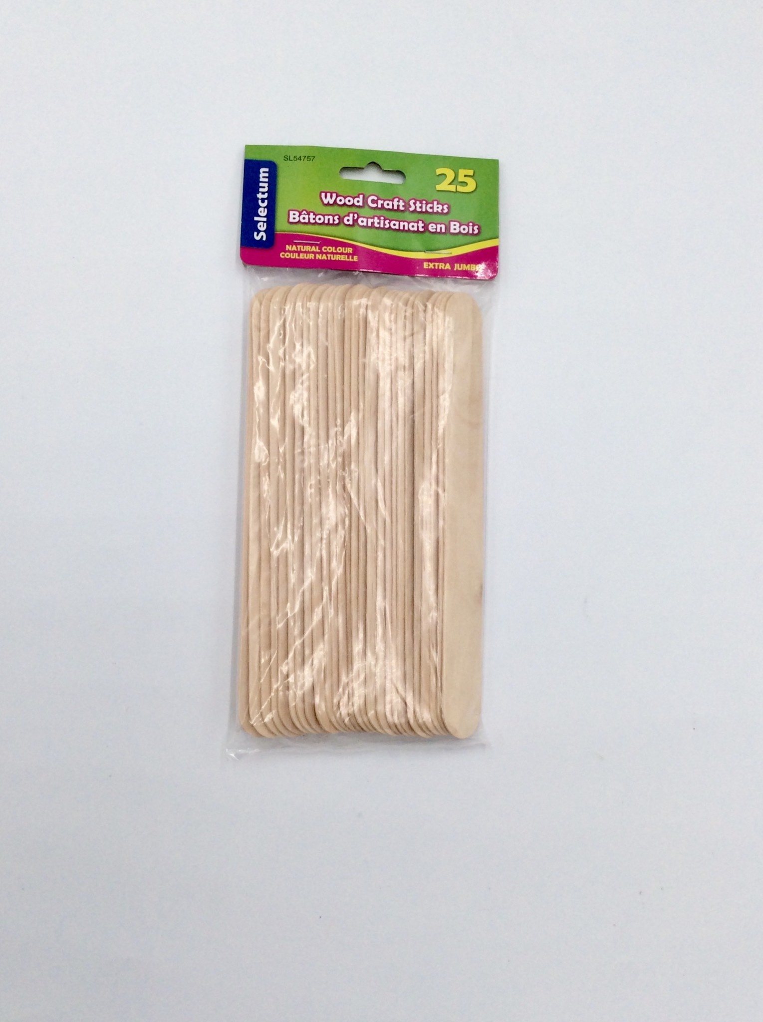 Extra Jumbo Wood Craft Sticks 7.9X0.8 25/Pkg Natural Colour - Samaroo's  Limited