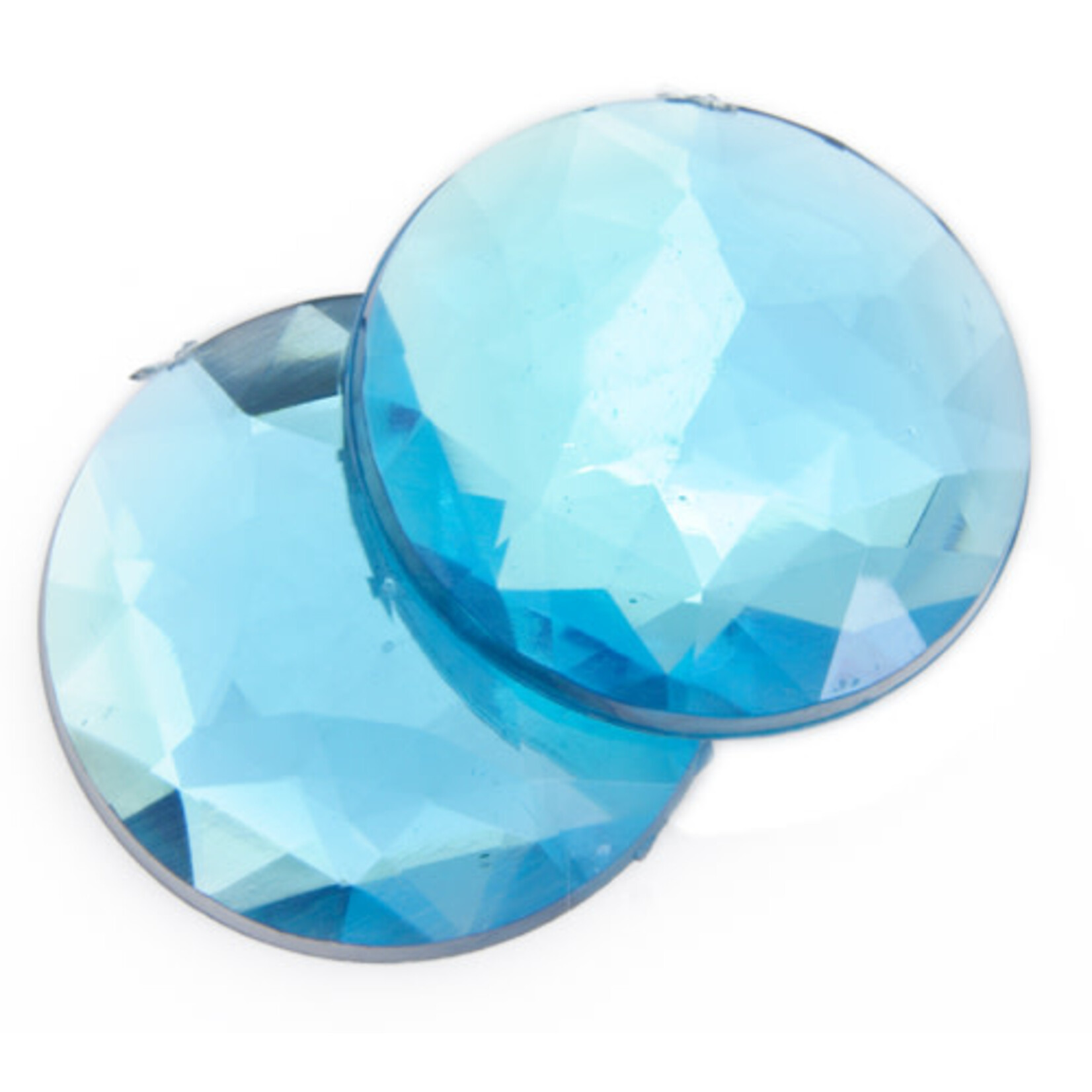 Acrylic Facetted Rhinestone Round (100 pcs)