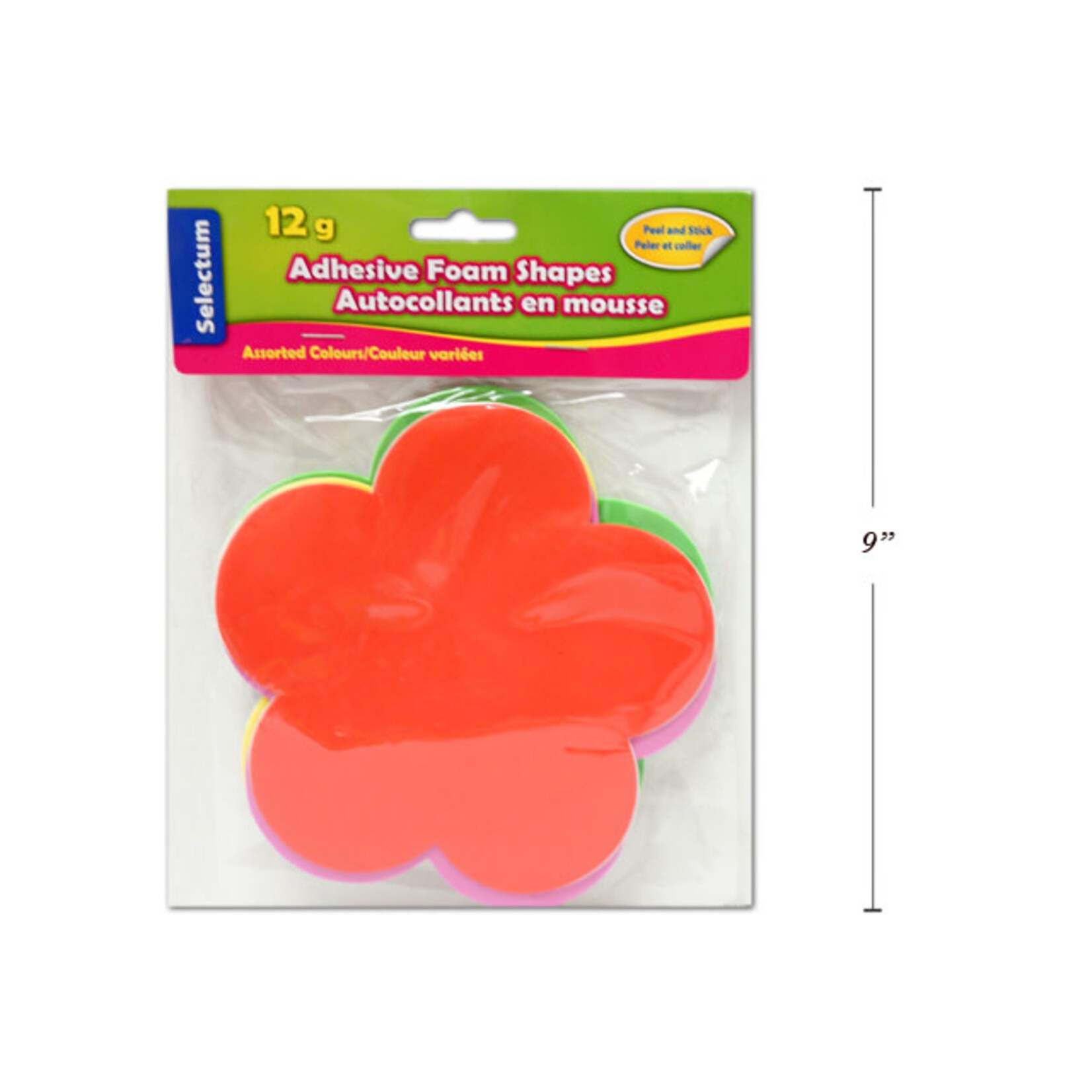 Adhesive Foam Shapes  15 cm Clovers