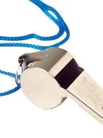 Metal Whistles W/Lanyards Each
