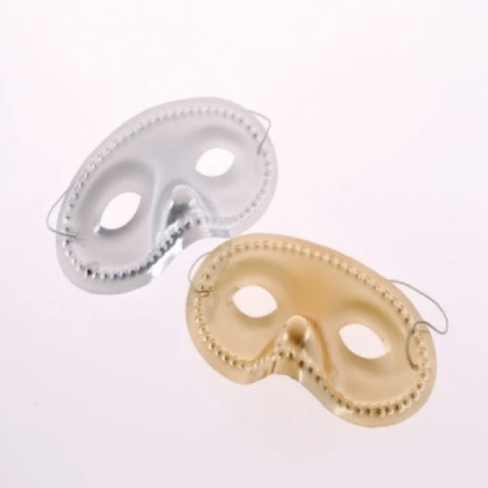 Economy Eye Masks Gold/Silver (12 Pieces)
