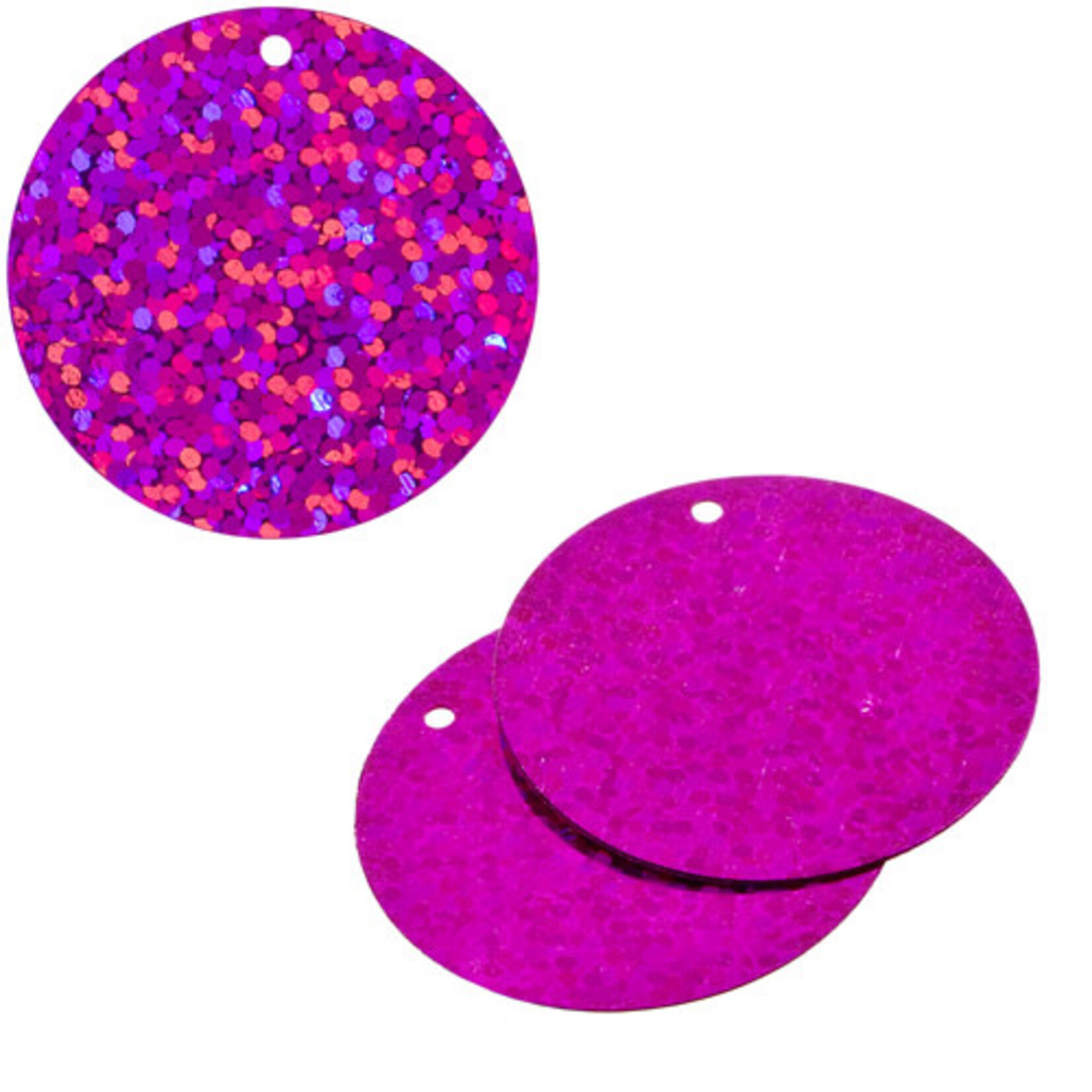 Lazer Sequin 30mm Round 100 Pieces