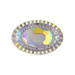 Resin Sew-On Piikki Stones 10pcs 20X30mm Oval