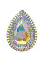 Resin Sew-On Piikki Stones 10pcs 20X30mm Drop