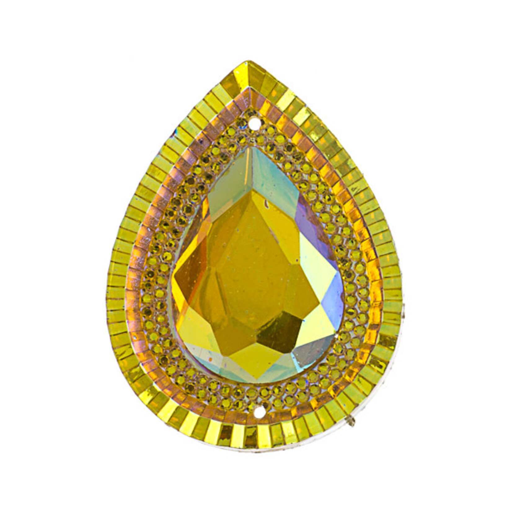 Resin Sew-On Piikki Stones 10pcs 30X40mm Drop