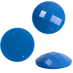 Resin Sew-on Bright Stone 18mm Round