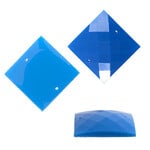 Resin Sew-on Bright Stone 25mm Square