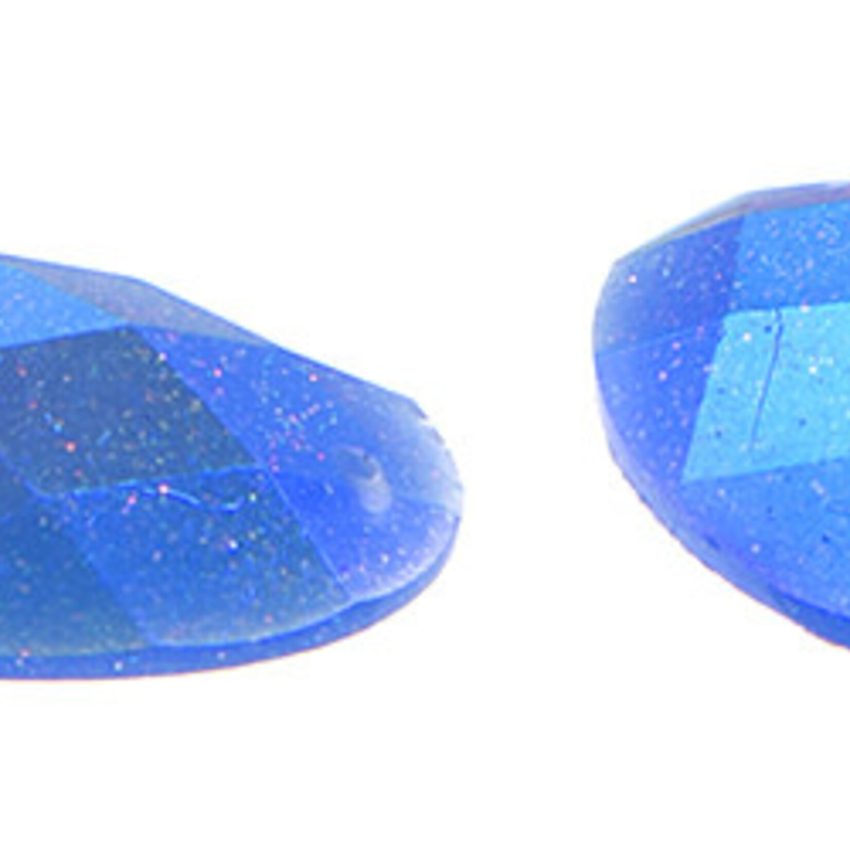 Glitter Sew-On Stone (10 pcs) 18x25mm Oval