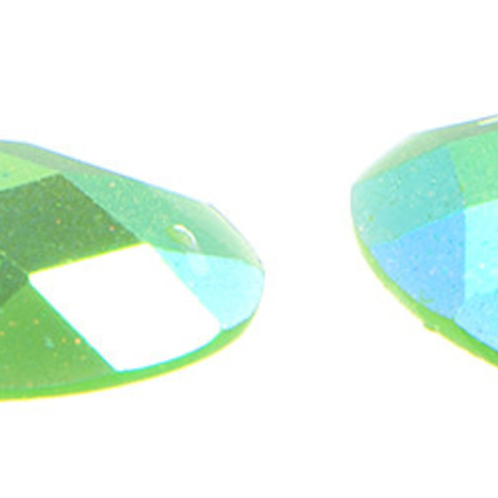 Glitter Sew-On Stone (10 pcs) 18x25mm Oval