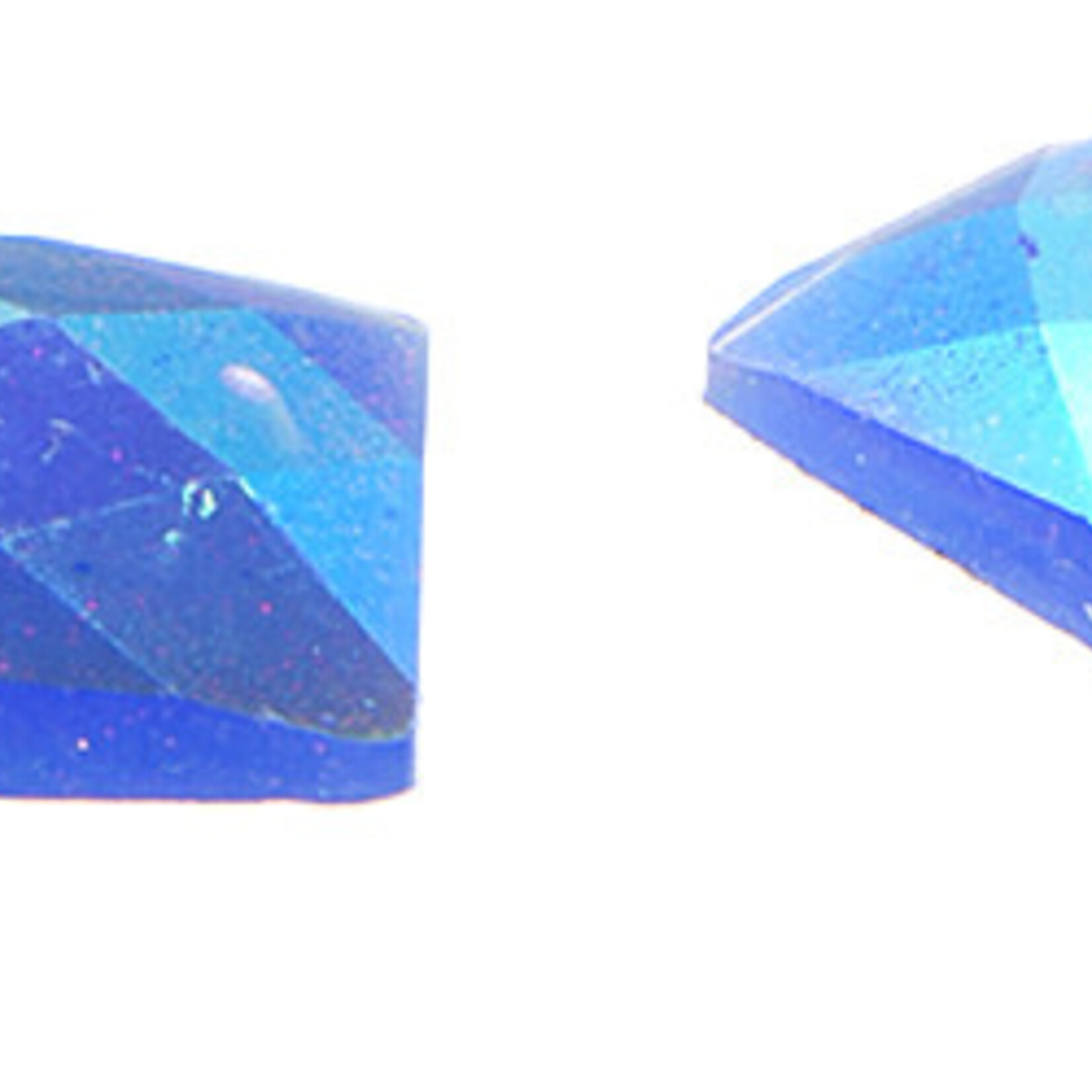 Glitter Sew-On Stone (10 pcs) 18x27mm Rectangle