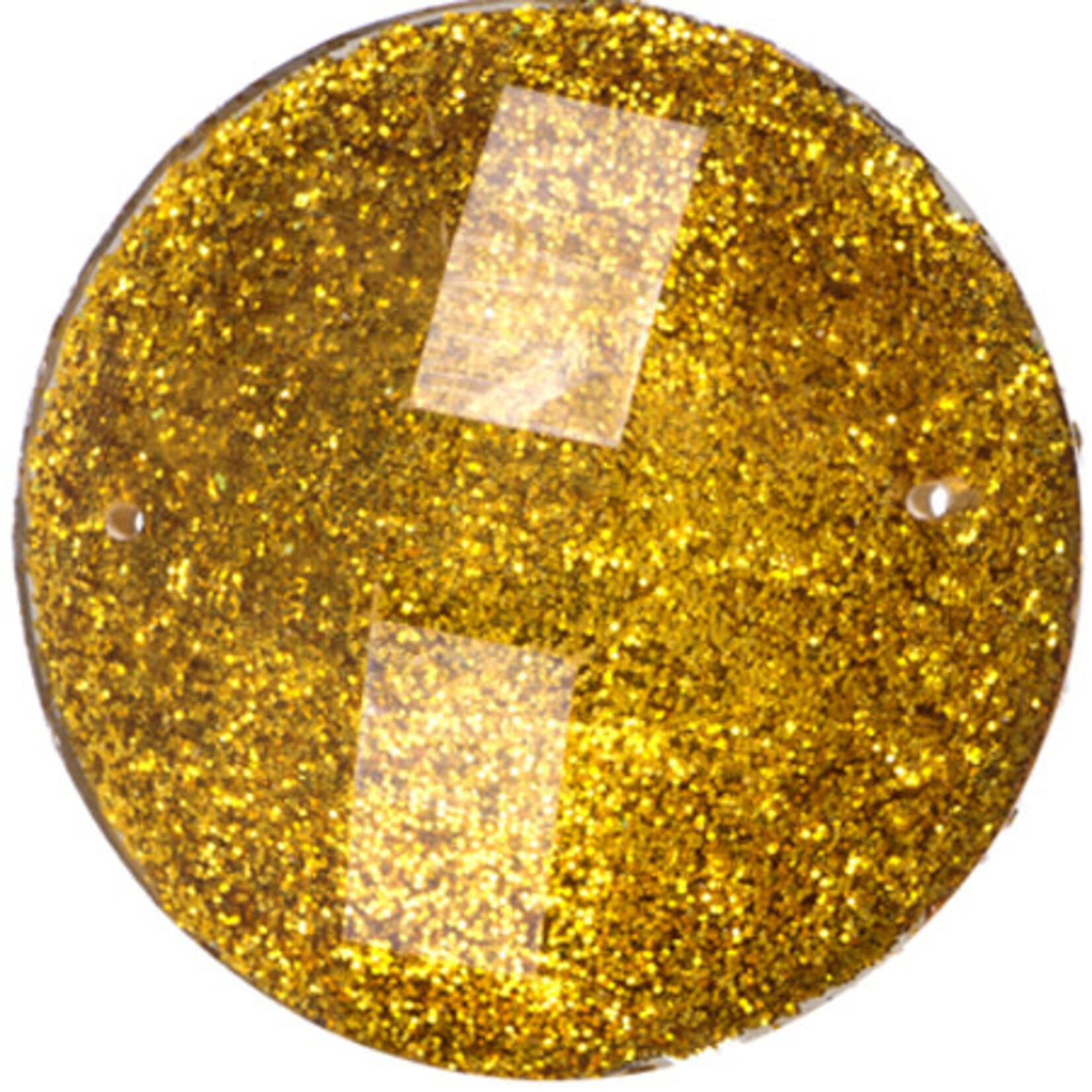 Resin Sew-on Glitter Stone 33mm Round