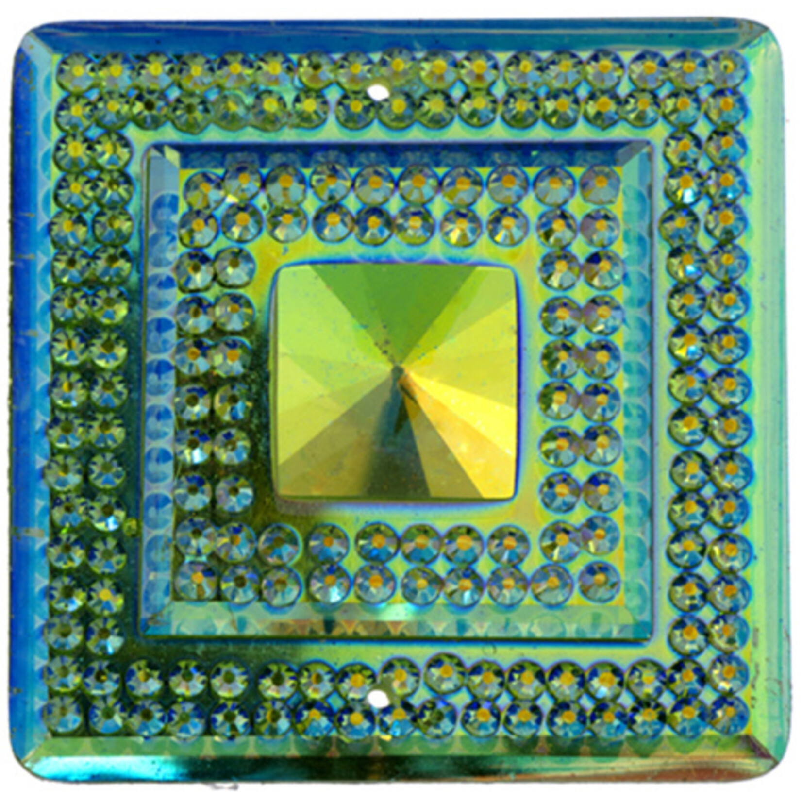 Glitz Sew-on Stone Stone (10pcs) 40mm Square