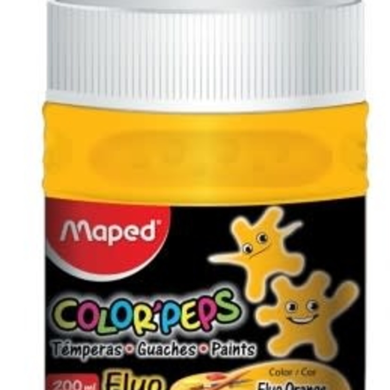 Maped Paint Pot Fluorescent Color Peps 200ml -