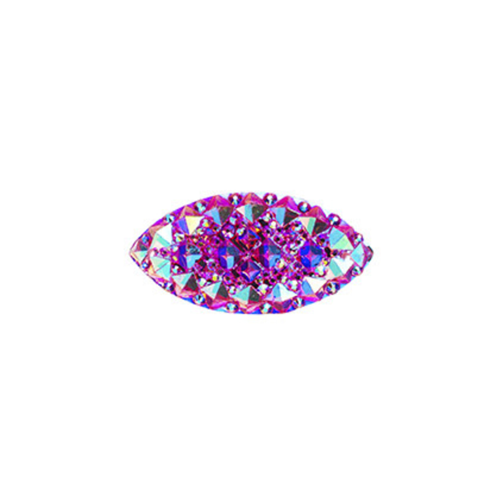 Resin Sew-on Gummy Spike 9x20mm Navette