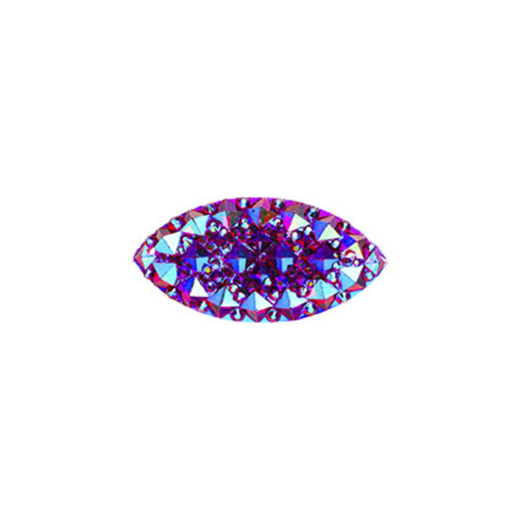 Resin Sew-on Gummy Spike 9x20mm Navette