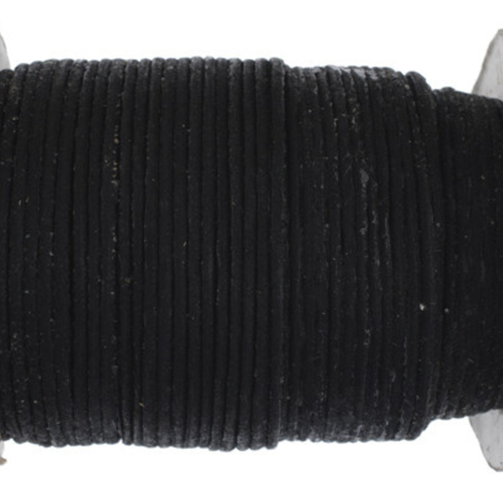 Cord Waxed Black 1.8mm Round