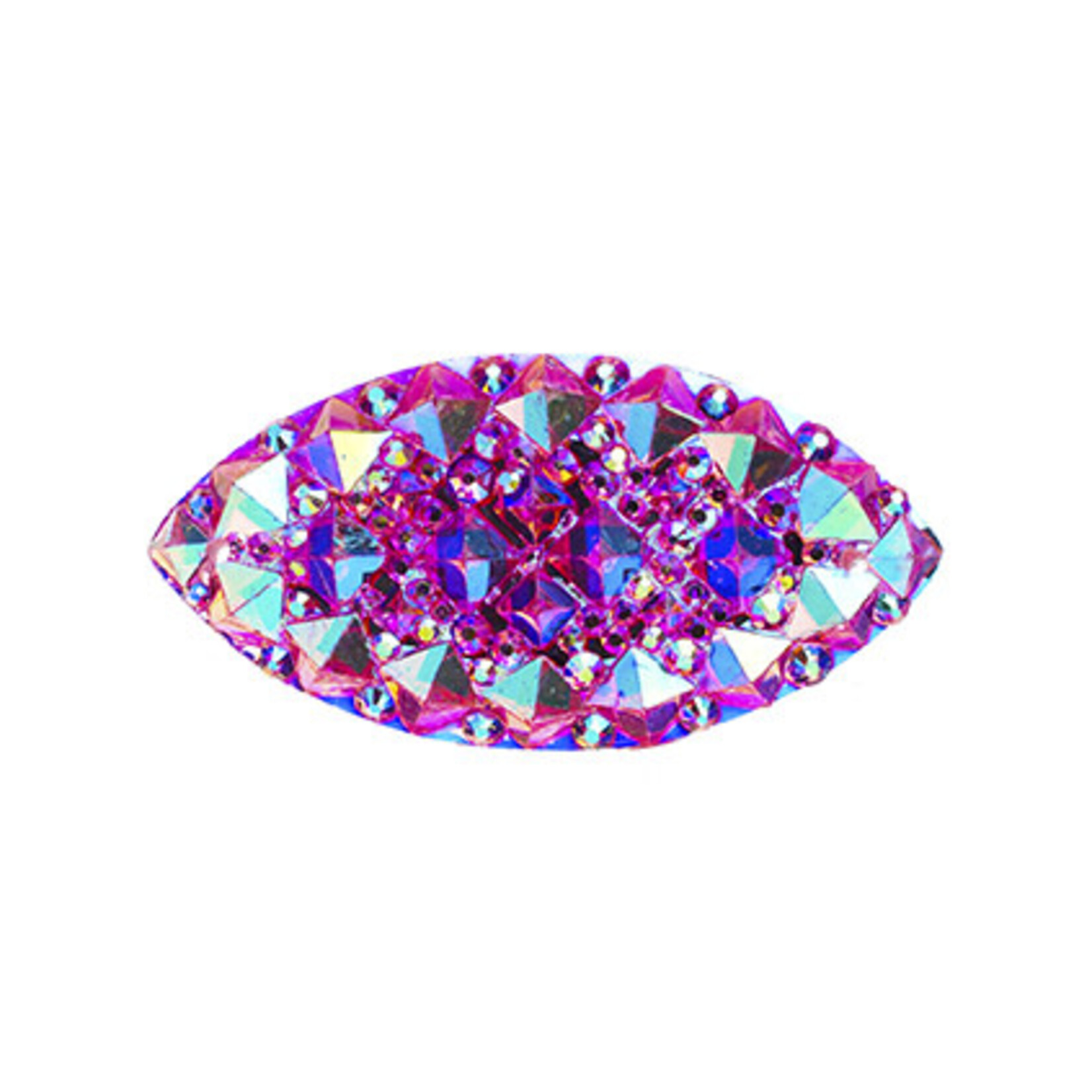 Resin Sew-on Gummy Spike 15x30mm Navette
