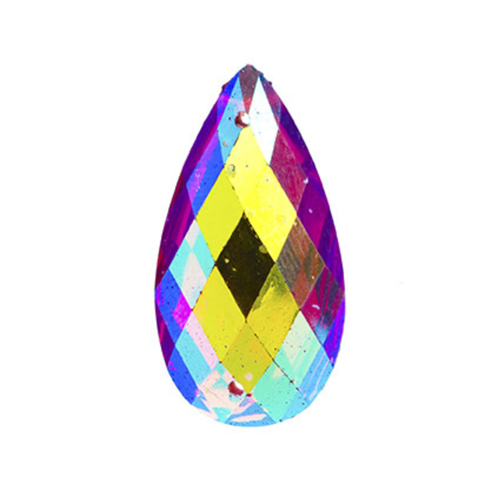 Resin Sew-on Metalico 16X30mm Drop