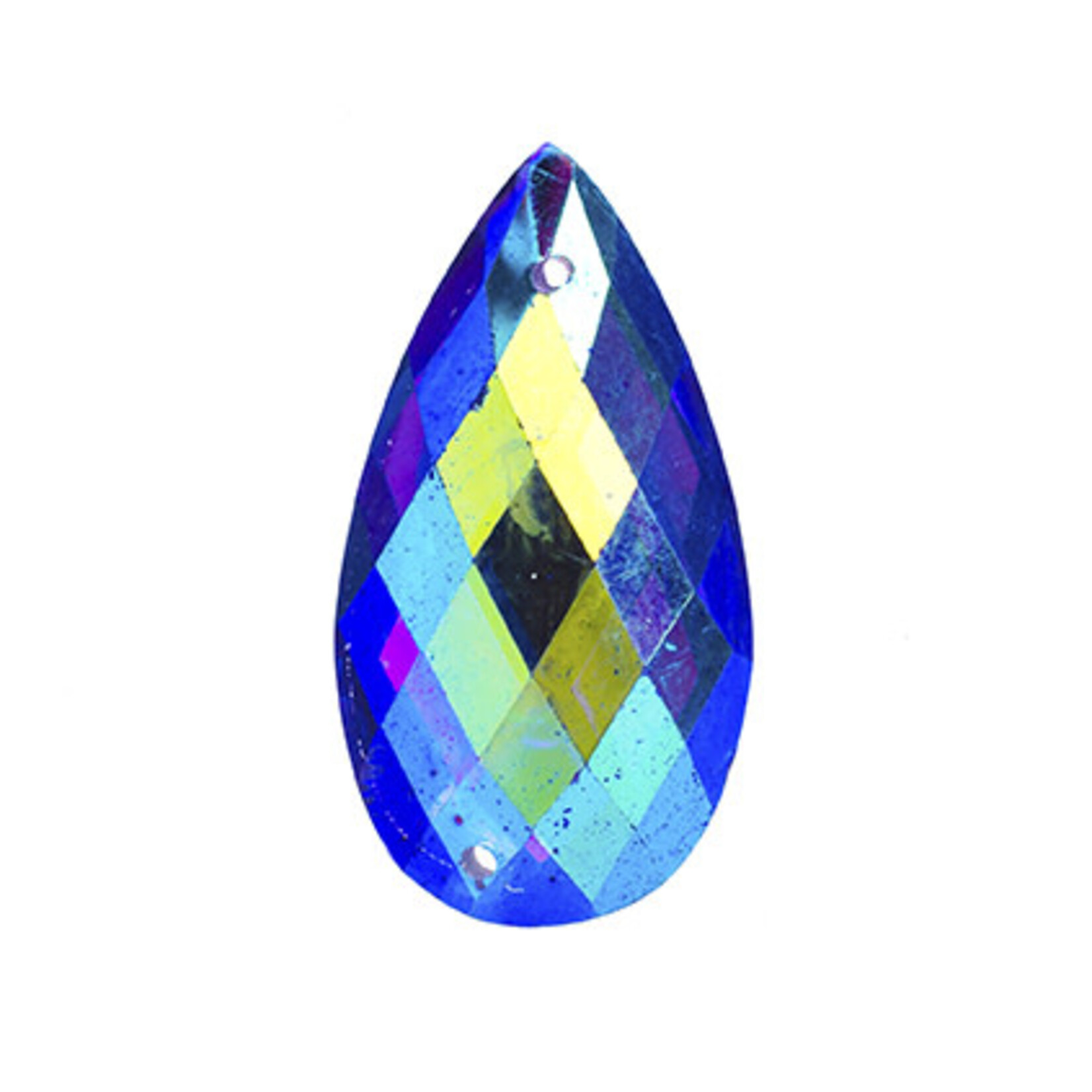 Resin Sew-on Metalico 16X30mm Drop