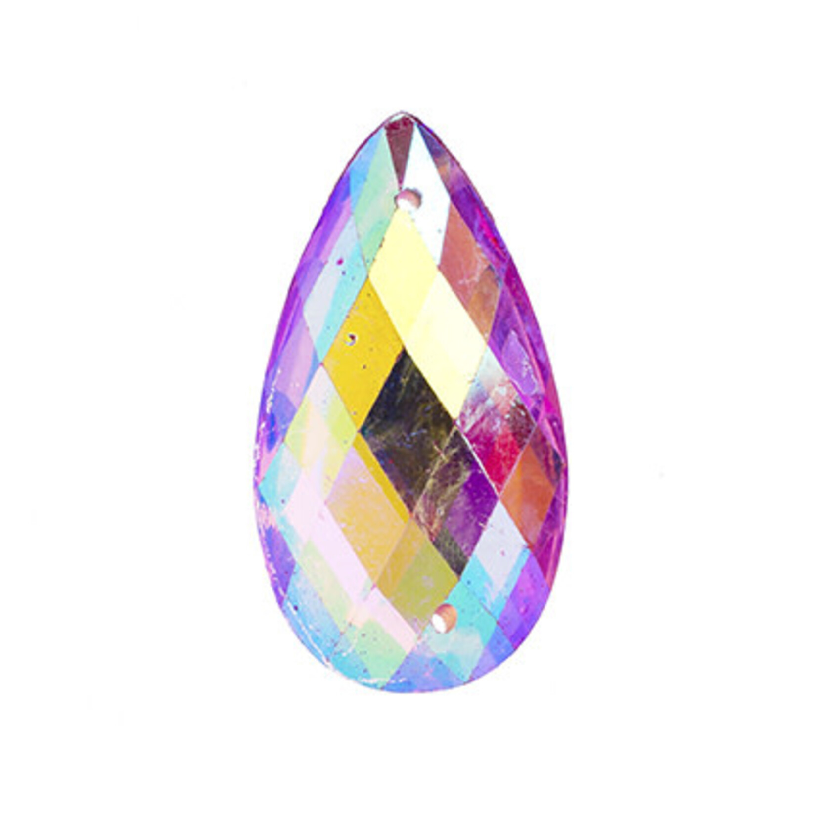 Resin Sew-on Metalico 16X30mm Drop