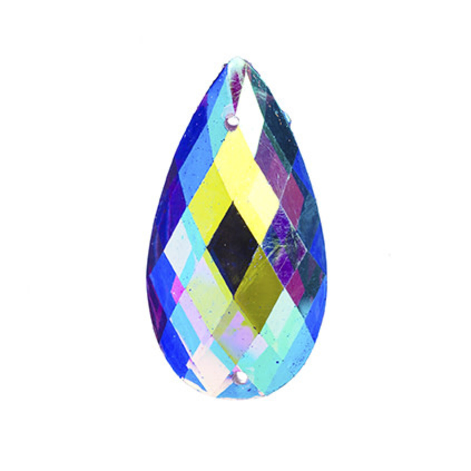 Resin Sew-on Metalico 16X30mm Drop