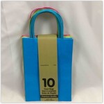Solid Colour Favor Bags, 10ct (Blue, Pink & Apple Green)