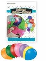 Helium Quality Balloons Premium (15 Pcs) Assorted Colours 12 Inch Round