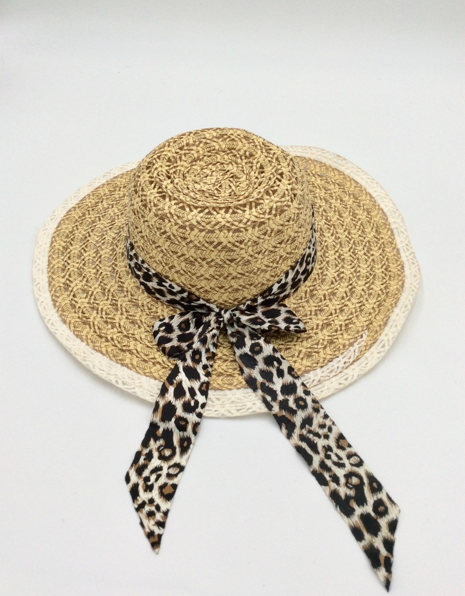 Ladies Straw Hat (Large Rim) with 