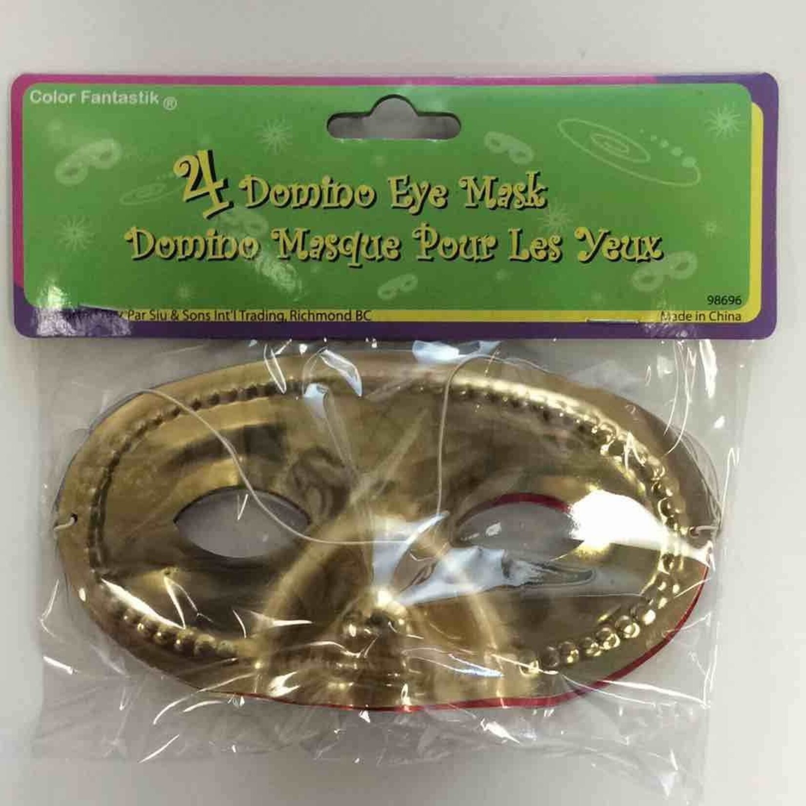 4Ct Domino Eye Masks