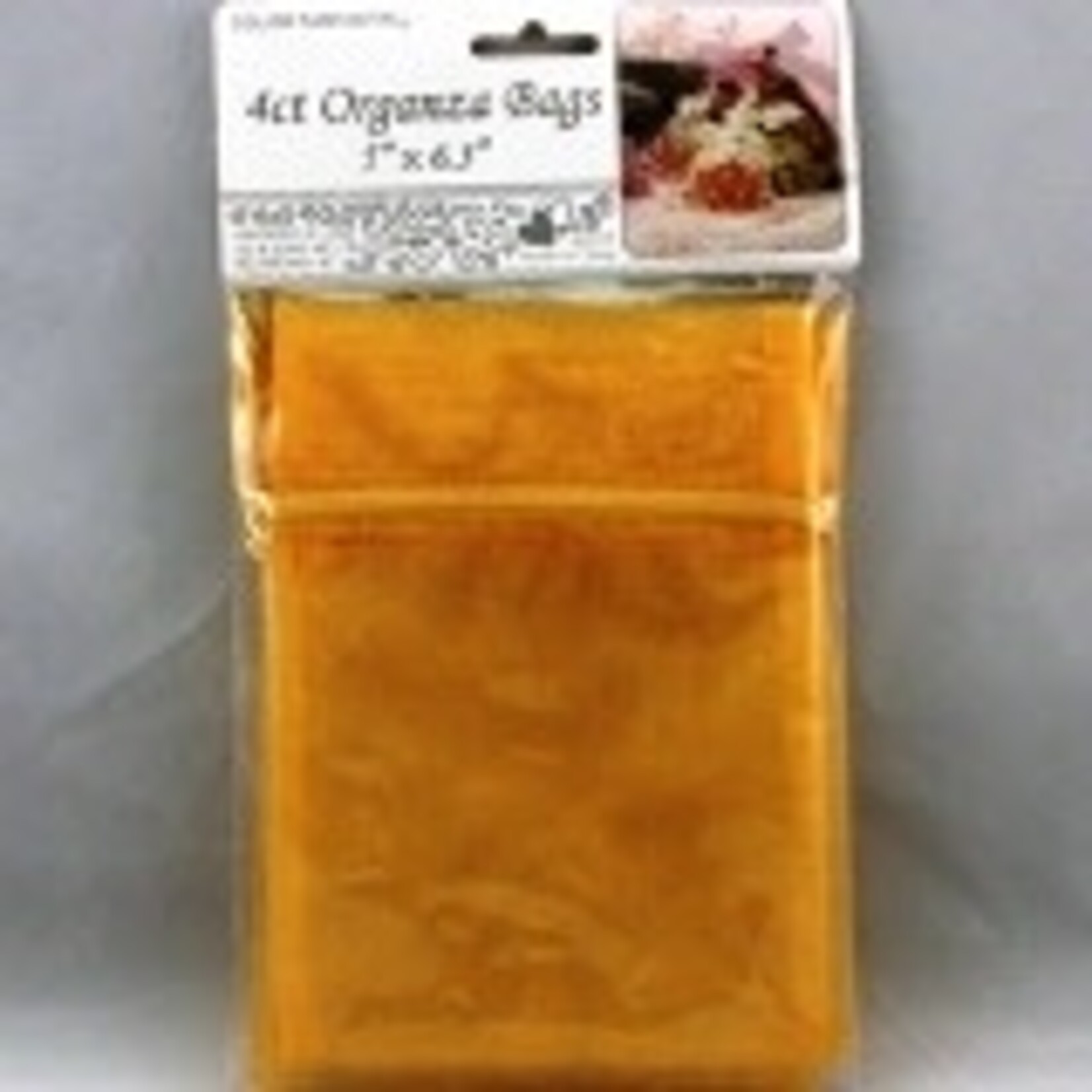 Organza Bags Fuchsia 5x6.5 Inches