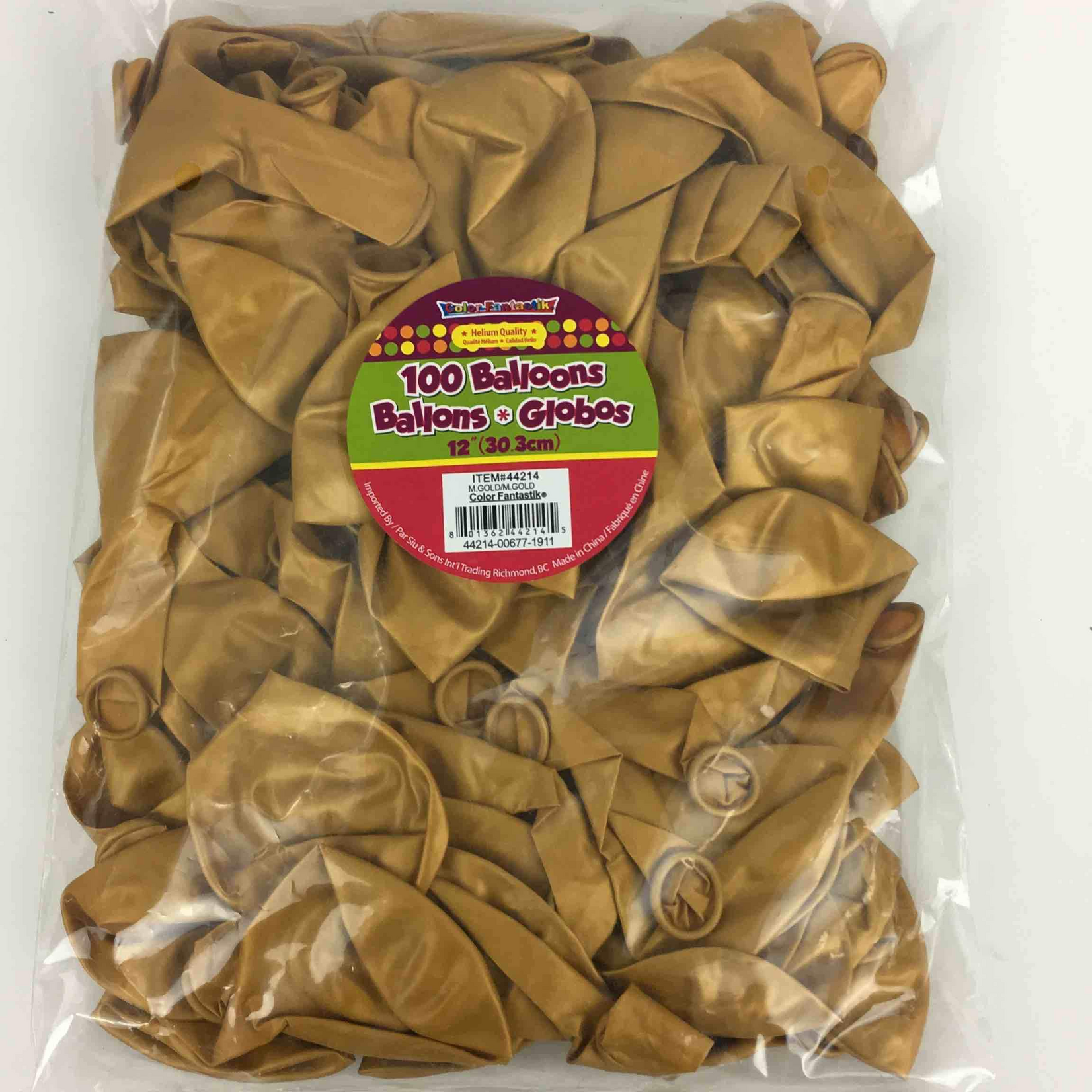 Color Fantastik Helium Premium Bulk Balloons (100 Pcs)