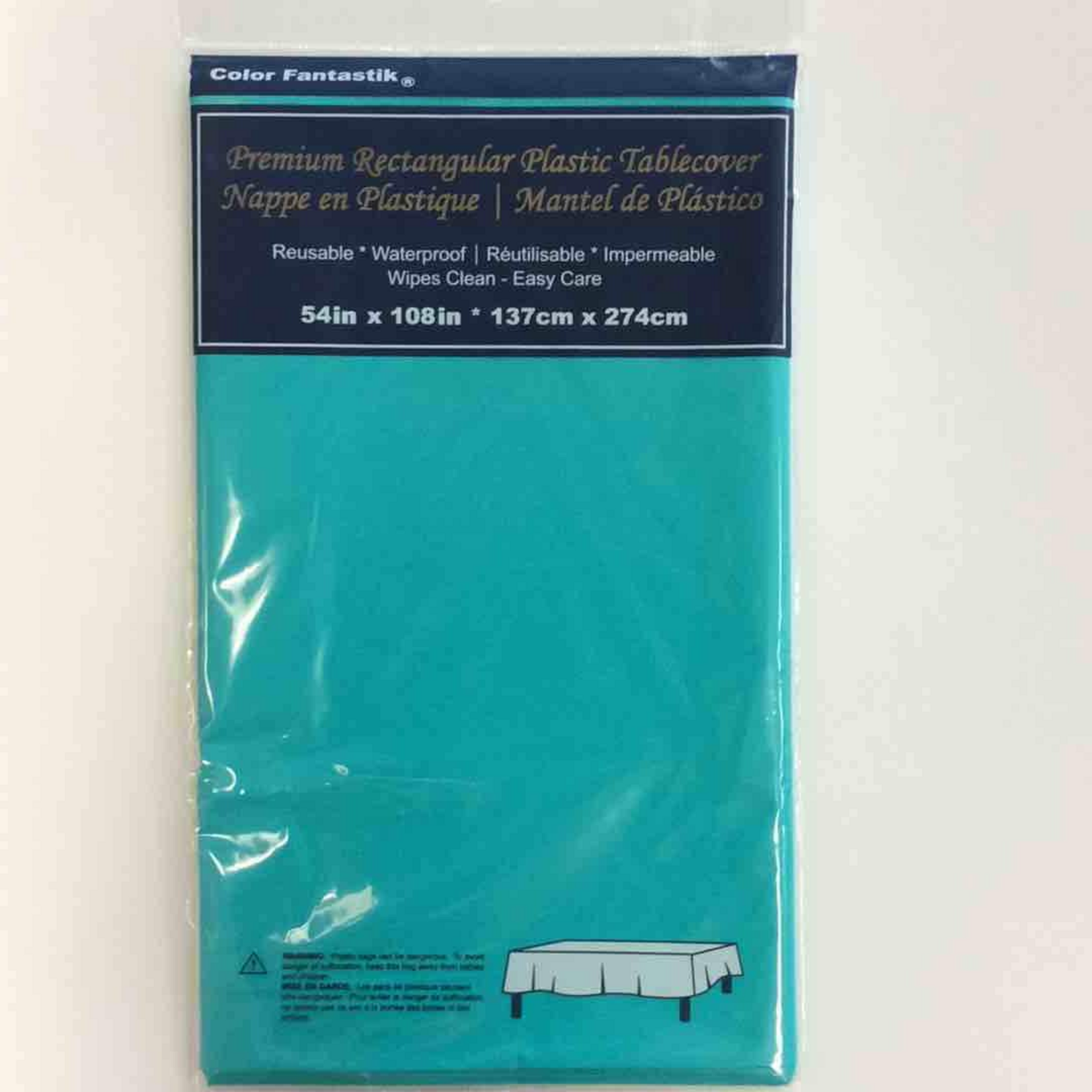 Vinyl Rectangle Tablecloth 54" x 108" -