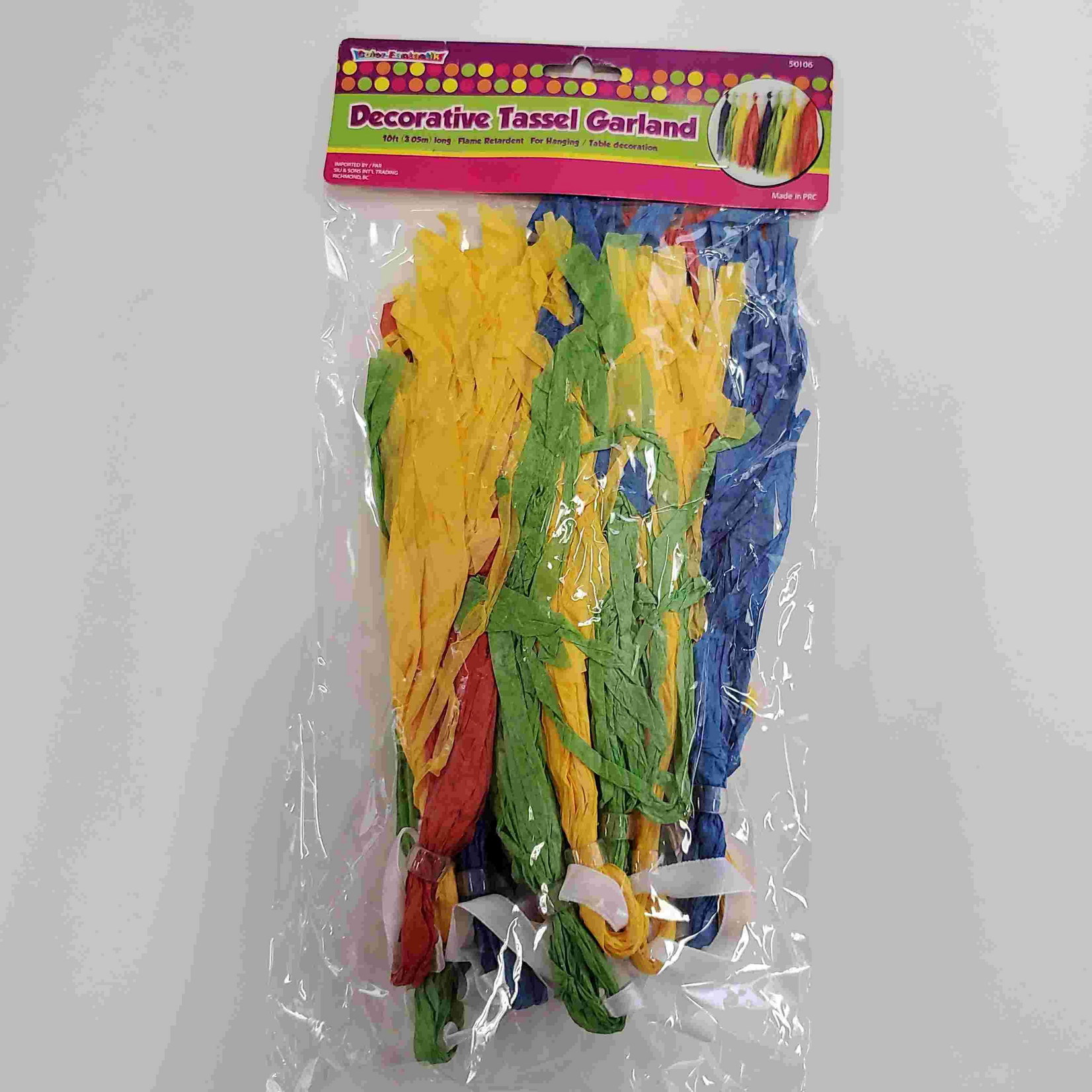 Decorative Tassel Garland 10 feet