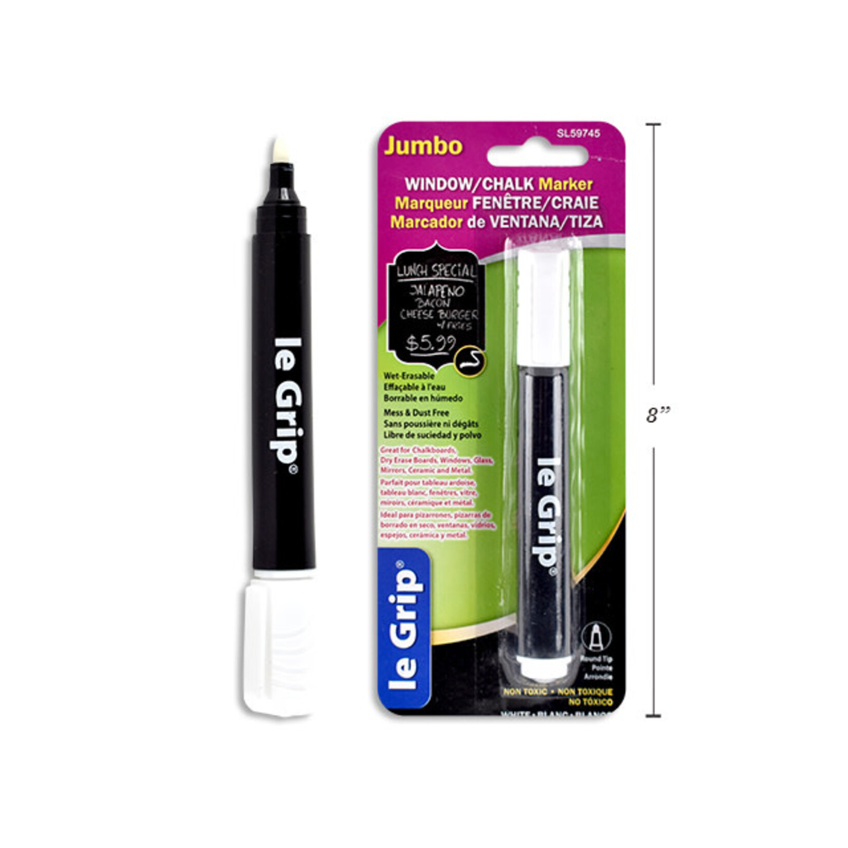 Window Chalk/Marker Jumbo White