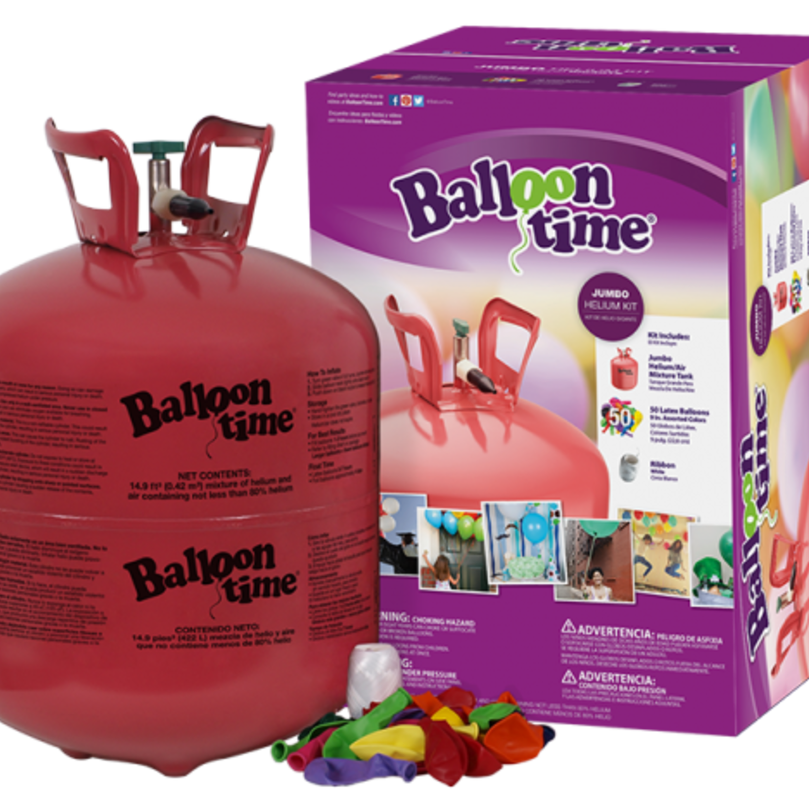 Balloon Time Helium Kit - Jumbo