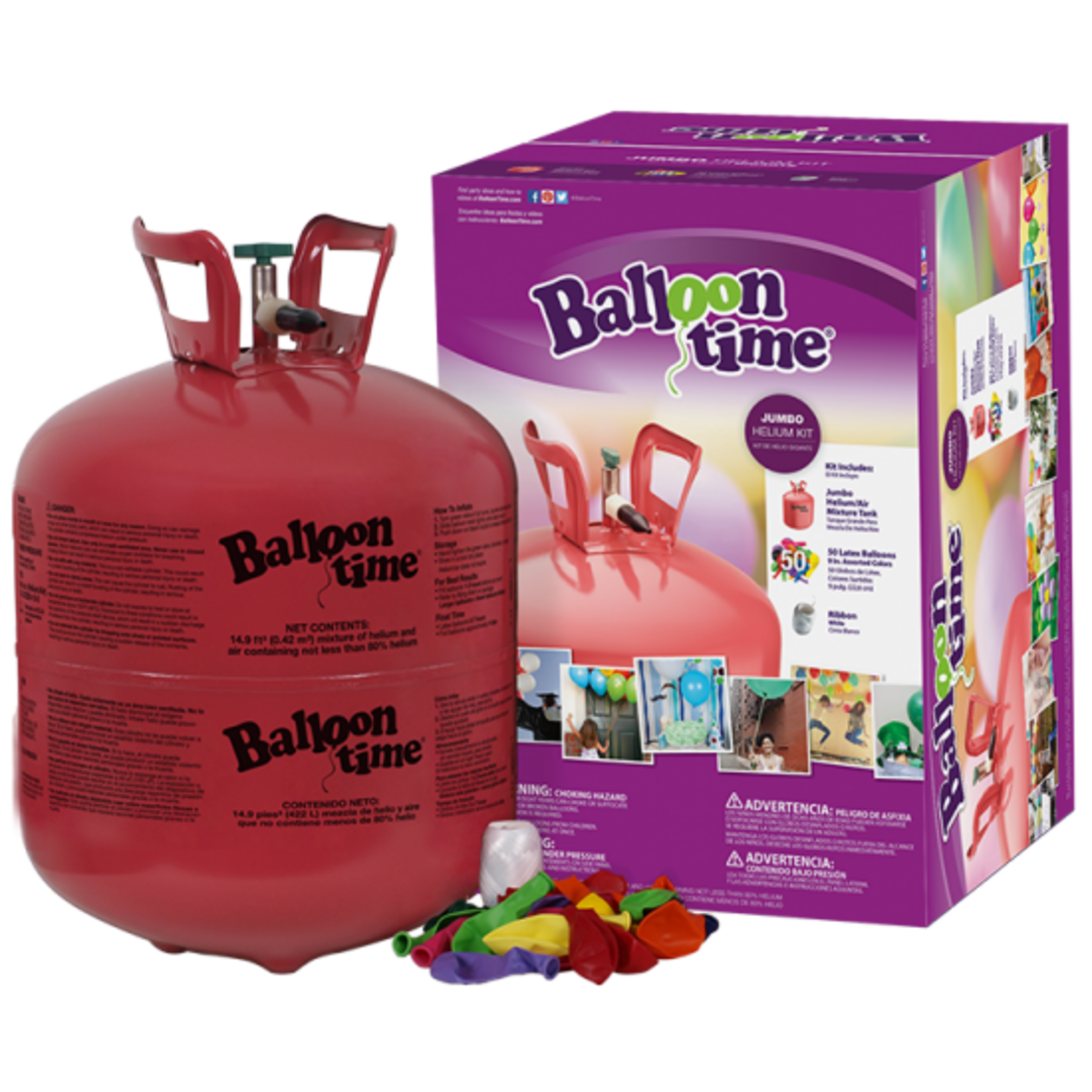 Balloon Time Helium Kit - Jumbo