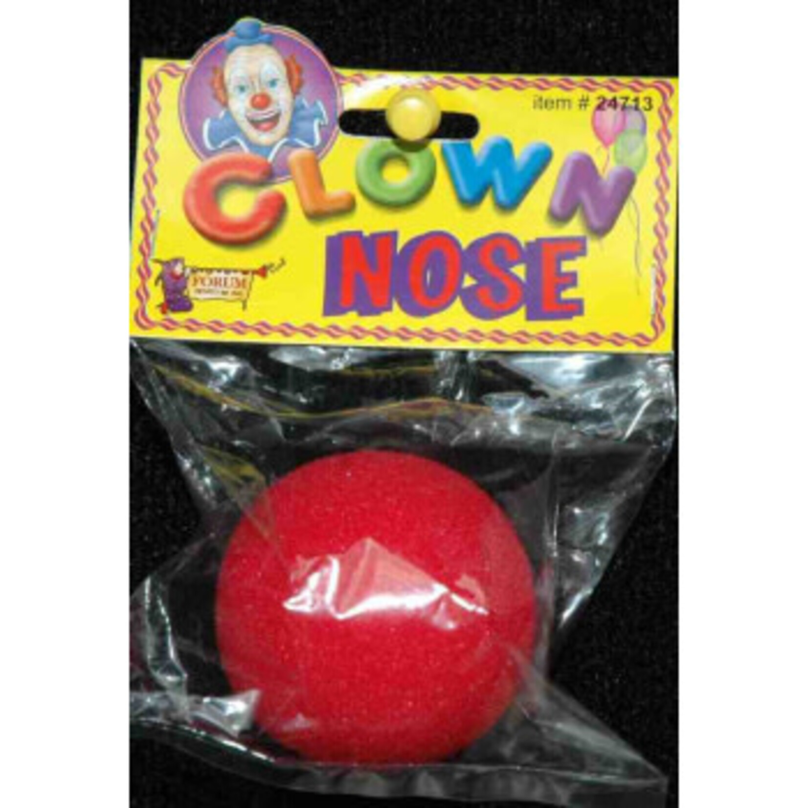 Round Foam Clown Nose - Red