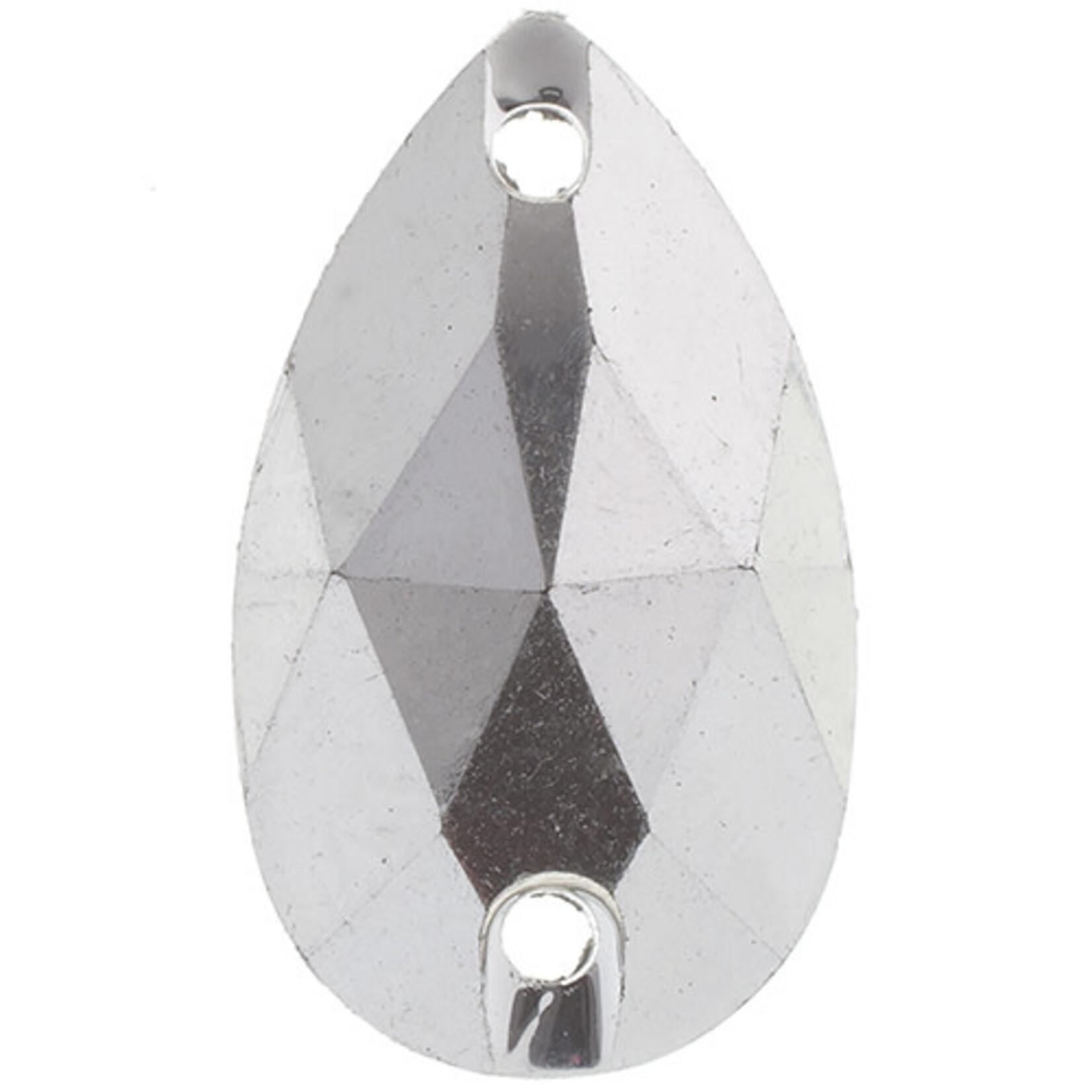 Metallic Sew-On Stones 10.5 x 18 mm Drop (50 Pieces)