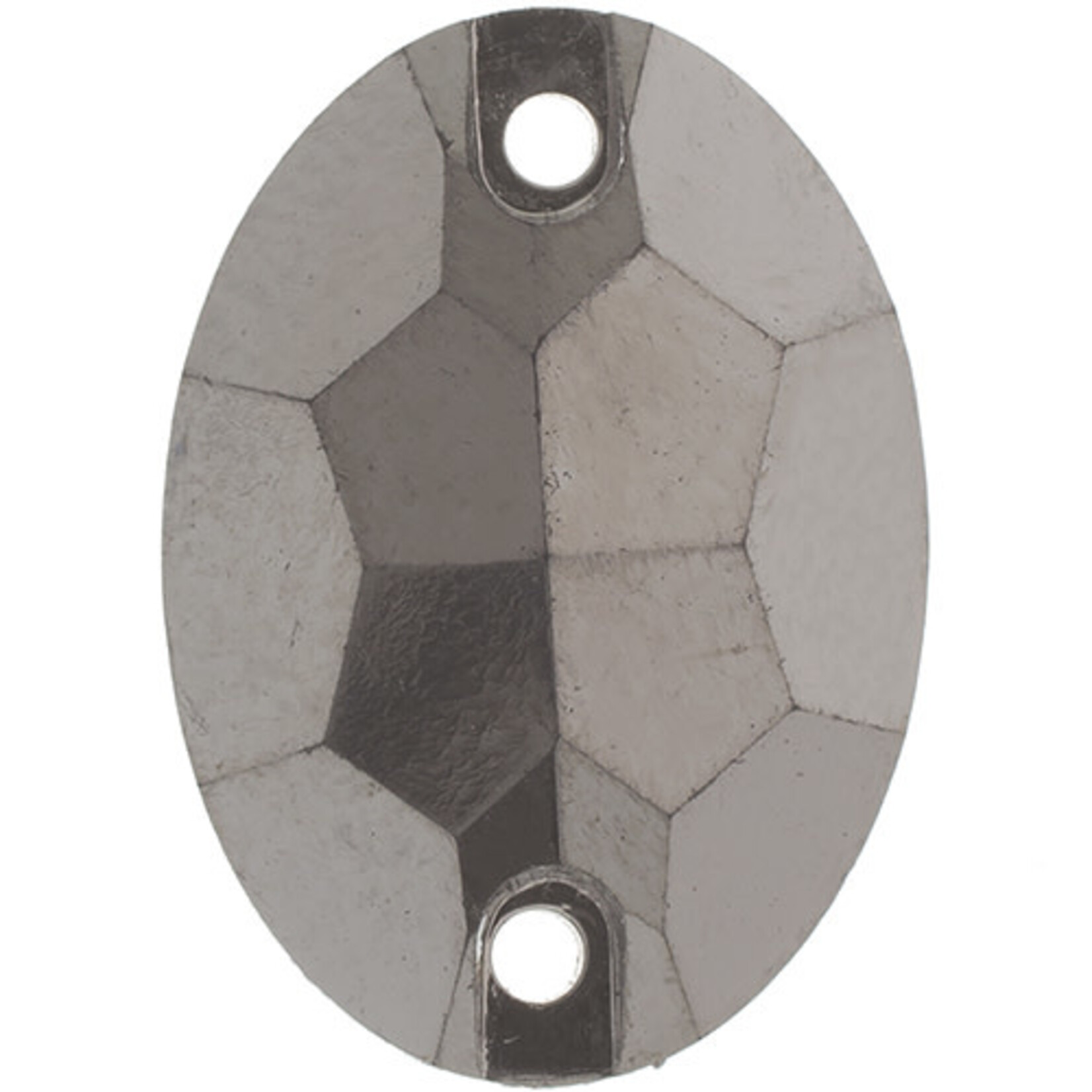 Metallic Sew-On Stones 13 x 18mm Oval (50 pieces)