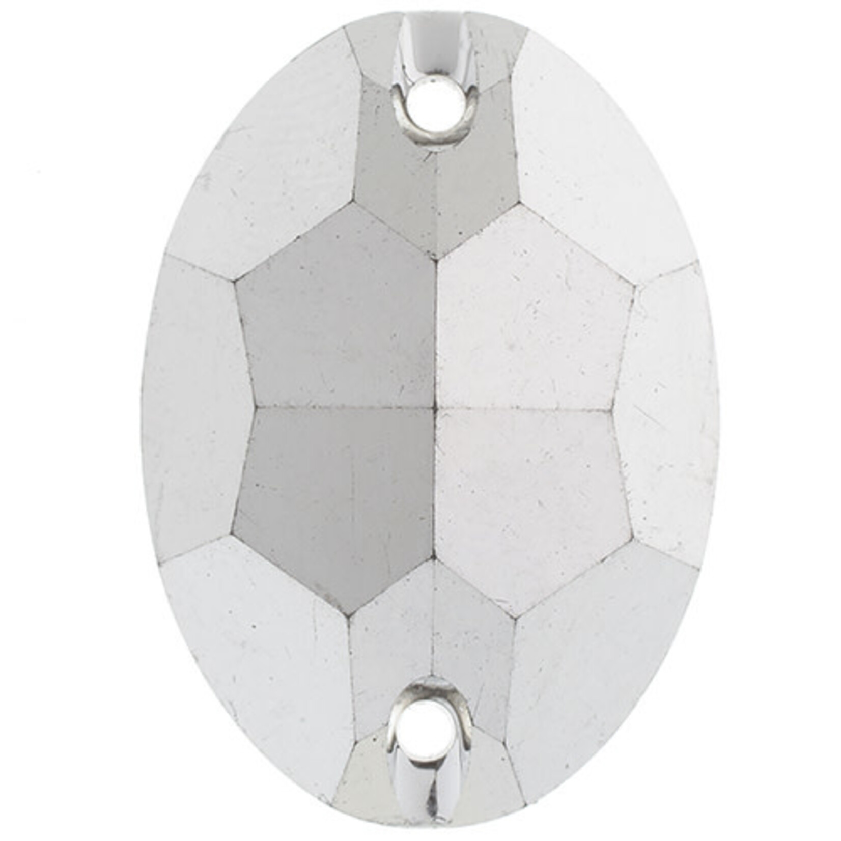 Metallic Sew-On Stones 13 x 18mm Oval (50 pieces)
